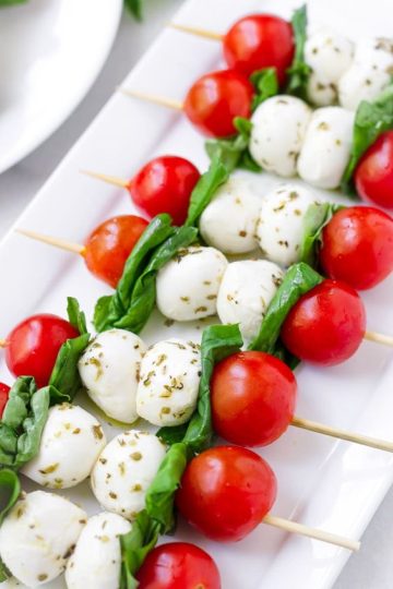 Irresistible Mini Caprese Skewers