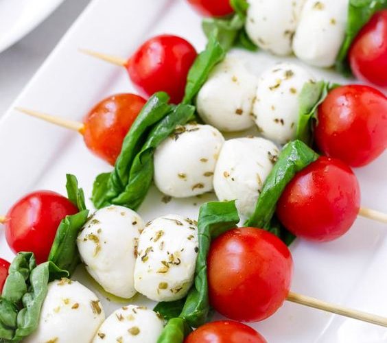 Irresistible Mini Caprese Skewers